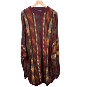 NANI‎ Bon Sweater Men XL Longline Pullover Grandpacore Vintage BOHO Unisex